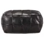 Puf negro 60x60x30 cm cuero auténtico de cabra de , Otomanas - Ref: Foro24-248134, Precio: 143,76 €, Descuento: %