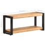 TV-Schrank aus massivem Akazienholz, 90 x 30 x 40 cm von , TV-Möbel - Ref: Foro24-321978, Preis: 128,60 €, Rabatt: %
