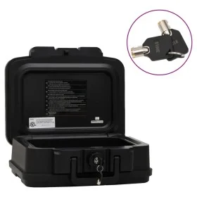 Black polypropylene safe 38x32.5x16.5 cm by , Safes - Ref: Foro24-154960, Price: 91,58 €, Discount: %