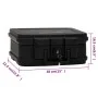 Tresor aus schwarzem Polypropylen, 38 x 32,5 x 16,5 cm von , Tresore - Ref: Foro24-154960, Preis: 88,28 €, Rabatt: %