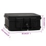 Caja fuerte de polipropileno negro 38x32,5x16,5 cm de , Cajas fuertes - Ref: Foro24-154960, Precio: 91,36 €, Descuento: %