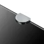 Corner shelf with chrome supports black glass 35x35 cm by vidaXL, Shelves and shelves - Ref: Foro24-243856, Price: 17,84 €, D...