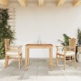 Juego de comedor para jardín 3 pzas madera maciza de teca von , Gartensets - Ref: Foro24-3155761, Preis: 413,95 €, Rabatt: %