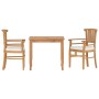 Juego de comedor para jardín 3 pzas madera maciza de teca von , Gartensets - Ref: Foro24-3155761, Preis: 413,95 €, Rabatt: %