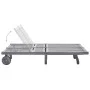 Tumbona de jardín 2 personas y cojines madera maciza de acacia by , Loungers - Ref: Foro24-3061395, Price: 382,72 €, Discount: %