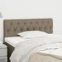 Taupe gray fabric headboard 100x7x78/88 cm by , Headboards and footboards - Ref: Foro24-346330, Price: 47,65 €, Discount: %