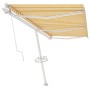Gelb-weiße automatische Standmarkise 600x300 cm von , Markisen - Ref: Foro24-3069608, Preis: 635,44 €, Rabatt: %