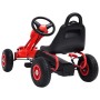 Tretkart mit roten Reifen von vidaXL, Treten oder schieben Sie Fahrzeuge - Ref: Foro24-80197, Preis: 133,66 €, Rabatt: %