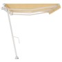 Yellow and white automatic standing awning 600x300 cm by , Awnings - Ref: Foro24-3069608, Price: 637,05 €, Discount: %