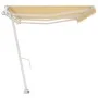 Yellow and white automatic standing awning 600x300 cm by , Awnings - Ref: Foro24-3069608, Price: 637,23 €, Discount: %