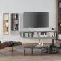 TV furniture set 4 pieces Sonoma gray plywood by , TV Furniture - Ref: Foro24-3114636, Price: 166,07 €, Discount: %