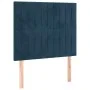Cabeceros 2 unidades de terciopelo azul oscuro 80x5x78/88 cm de , Cabeceros y pies de cama - Ref: Foro24-3116604, Precio: 70,...