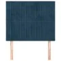 Cabeceros 2 unidades de terciopelo azul oscuro 80x5x78/88 cm de , Cabeceros y pies de cama - Ref: Foro24-3116604, Precio: 70,...