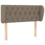 Cabecero de tela gris taupe 103x23x78/88 cm de , Cabeceros y pies de cama - Ref: Foro24-3117474, Precio: 56,00 €, Descuento: %