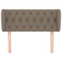 Kopfteil aus taupegrauem Stoff, 103 x 23 x 78/88 cm von , Kopf- und Fußteile - Ref: Foro24-3117474, Preis: 56,47 €, Rabatt: %