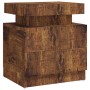 Nachttisch aus geräuchertem Eichenholzwerkstoff, 45 x 35 x 52 cm von vidaXL, Nachttische - Ref: Foro24-326857, Preis: 94,21 €...