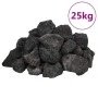 Rocas volcánicas negras 25 kg 3-5 cm de , Decoración de acuarios - Ref: Foro24-155320, Precio: 68,40 €, Descuento: %
