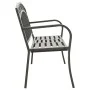 Garden bench with table gray steel 120 cm by , garden benches - Ref: Foro24-319585, Price: 132,00 €, Discount: %