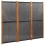 Divider screen with 3 panels black 210x180 cm by , Room dividers - Ref: Foro24-319179, Price: 107,34 €, Discount: %