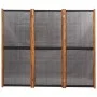 Divider screen with 3 panels black 210x180 cm by , Room dividers - Ref: Foro24-319179, Price: 107,34 €, Discount: %