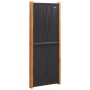 Divider screen with 3 panels black 210x180 cm by , Room dividers - Ref: Foro24-319179, Price: 109,30 €, Discount: %