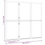 Divider screen with 3 panels black 210x180 cm by , Room dividers - Ref: Foro24-319179, Price: 109,30 €, Discount: %