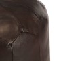 Dark brown pouf 40x35 cm genuine goat leather by , Ottomans - Ref: Foro24-248130, Price: 122,92 €, Discount: %