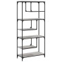 Regal aus technischem Holz in Sonoma-Grau, 81 x 36 x 176 cm von , Bücherregale und Regale - Ref: Foro24-836226, Preis: 81,54 ...