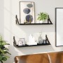 Estantes de pared 2 unidades negro 60x15x15,5 cm de , Estantes y estanterías - Ref: Foro24-836323, Precio: 25,01 €, Descuento: %