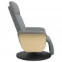 Relax-Massagesessel mit Fußstütze aus hellgrauem Stoff von , Sessel - Ref: Foro24-356533, Preis: 270,89 €, Rabatt: %