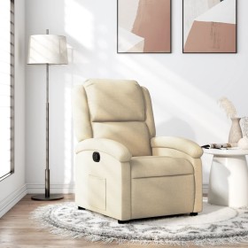 Cream Fabric Recliner by , Armchairs - Ref: Foro24-371760, Price: 204,87 €, Discount: %