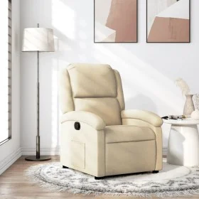 Cream Fabric Recliner by , Armchairs - Ref: Foro24-371760, Price: 204,67 €, Discount: %