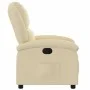 Cream Fabric Recliner by , Armchairs - Ref: Foro24-371760, Price: 204,67 €, Discount: %