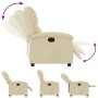 Cream Fabric Recliner by , Armchairs - Ref: Foro24-371760, Price: 204,87 €, Discount: %