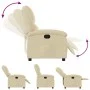 Cream Fabric Recliner by , Armchairs - Ref: Foro24-371760, Price: 204,67 €, Discount: %