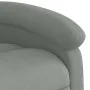 Sillón reclinable de terciopelo gris claro de , Sillones - Ref: Foro24-371797, Precio: 216,65 €, Descuento: %