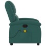 Dark Green Fabric Reclining Massage Chair by , Armchairs - Ref: Foro24-371769, Price: 208,95 €, Discount: %