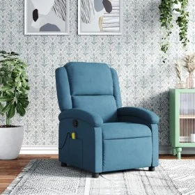 Liegender Massagesessel aus blauem Samt von , Sessel - Ref: Foro24-371818, Preis: 237,85 €, Rabatt: %