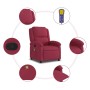 Red wine velvet reclining massage chair by , Armchairs - Ref: Foro24-371813, Price: 250,59 €, Discount: %
