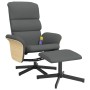 Relax-Massagesessel mit Fußstütze aus dunkelgrauem Stoff von , Sessel - Ref: Foro24-356623, Preis: 147,50 €, Rabatt: %