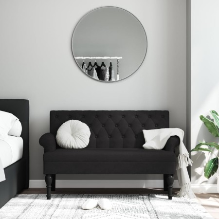 Bank mit schwarzer Stoffrückenlehne 120x62x75,5 cm von , Banken - Ref: Foro24-372122, Preis: 176,76 €, Rabatt: %