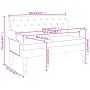 Bank mit schwarzer Stoffrückenlehne 120x62x75,5 cm von , Banken - Ref: Foro24-372122, Preis: 176,76 €, Rabatt: %