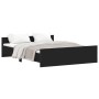 Bettgestell mit Kopf- und Fußteil schwarz 140x200 cm von , Betten und Lattenroste - Ref: Foro24-3203748, Preis: 121,50 €, Rab...