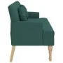 Bench with cushions dark green fabric 113x64.5x75.5 cm by , Banks - Ref: Foro24-372134, Price: 185,65 €, Discount: %