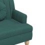Bank mit Kissen aus dunkelgrünem Stoff, 113 x 64,5 x 75,5 cm von , Banken - Ref: Foro24-372134, Preis: 189,18 €, Rabatt: %