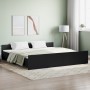 Bettgestell mit Kopf- und Fußteil schwarz 180x200 cm von , Betten und Lattenroste - Ref: Foro24-3203769, Preis: 148,91 €, Rab...