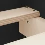 Bed frame with headboard and footboard black 180x200 cm by , Beds and slatted bases - Ref: Foro24-3203769, Price: 154,70 €, D...