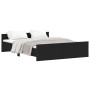 Bettgestell mit Kopf- und Fußteil schwarz 160x200 cm von , Betten und Lattenroste - Ref: Foro24-3203762, Preis: 128,73 €, Rab...