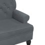 Bank mit dunkelgrauer Samtrückenlehne 119,5 x 64,5 x 75 cm von , Banken - Ref: Foro24-372157, Preis: 179,19 €, Rabatt: %