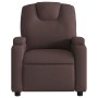 Sillón de masaje reclinable de tela marrón oscuro de , Sillones - Ref: Foro24-372382, Precio: 219,41 €